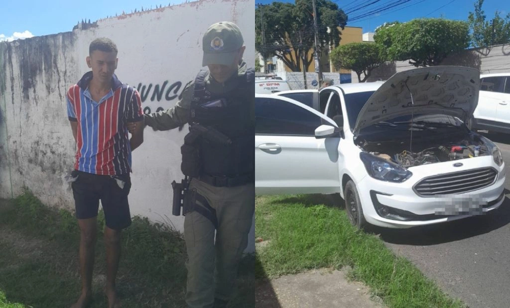 Foragido é preso após perseguição policial e fuga a pé na zona Leste de Teresina