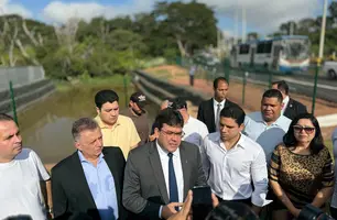 Governo inaugura obra da galeria de drenagem urbana na BR-343 em Teresina (Foto: Tiago Moura/Conecta Piauí)