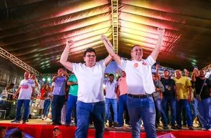 Hailton e Rafael Fonteles (Foto: Reprodução / Folha de Oeiras)