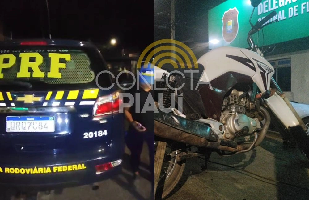 Homem é detido por conduzir moto roubada na BR-316 em Demerval Lobão