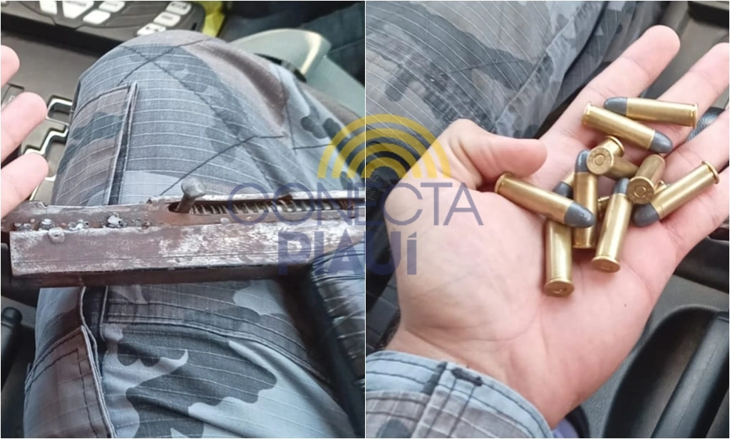 Homem é preso com arma caseira e 10 munições dentro de apartamento em Teresina