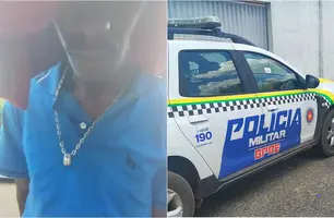 Homem é preso com moto roubada e sem placa (Foto: Reprodução)