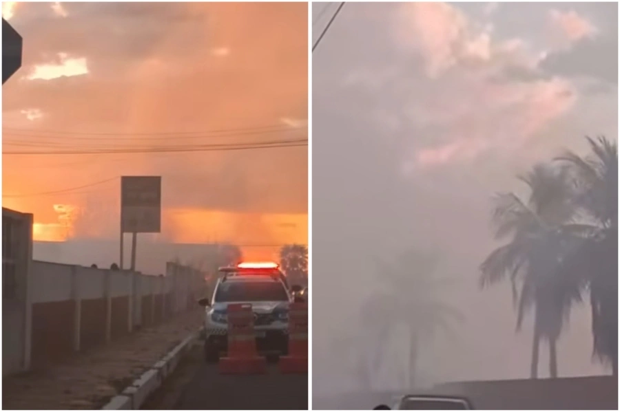 Incêndio atinge terreno do quartel da PM em Campo Maior-PI; suspeita é presa