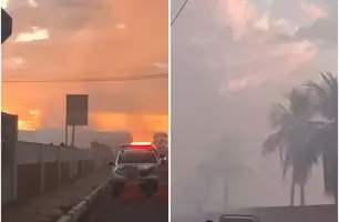 Incêndio atinge terreno do quartel da PM em Campo Maior-PI; suspeita é presa (Foto: Reprodução)