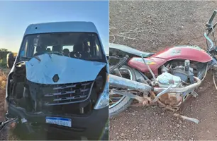 Jovem morre em colisão com van no Piauí (Foto: PM-PI)