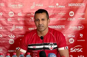 Kamar, técnico interino do River-PI (Foto: Pedro Melo/Conecta Piauí)