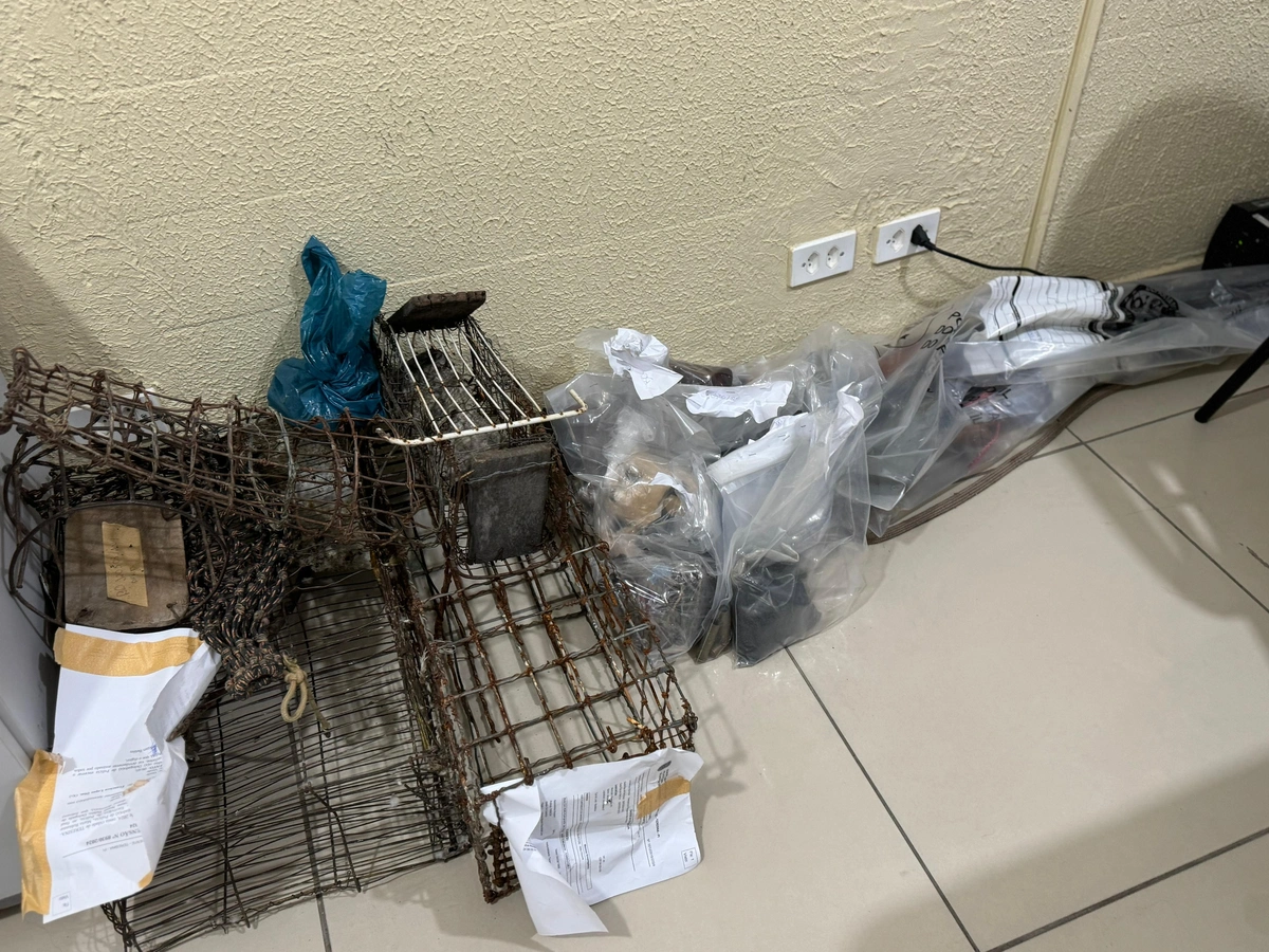 Material apreendido durante operação