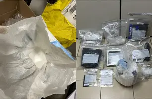 Material apreendido na operação (Foto: Reprodução)