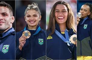Medalhas do Brasil nas Olimpíadas 2024 (Foto: Reprodução)