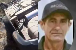 Motorista perde controle, carro capota e deixa um morto e duas feridas no Piauí (Foto: Reprodução)