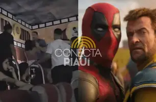 Mulher descobre traição durante sessão de ‘DeadPool e Wolverine’ (Foto: Reprodução)