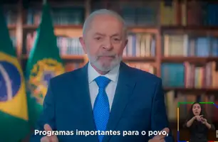"Mundo voltou a acreditar no Brasil", diz Lula em pronunciamento sobre gestão (Foto: Reprodução/Canal Gov)