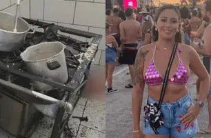 Panela de pressão explode e deixa cozinheira de escola em estado grave no RJ (Foto: Reprodução)