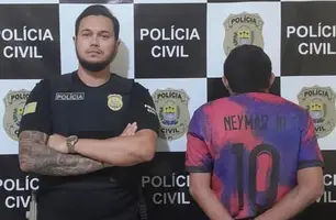 'Pirulito' é preso após praticar delitos contra seu próprio pai no Piauí (Foto: Reprodução)