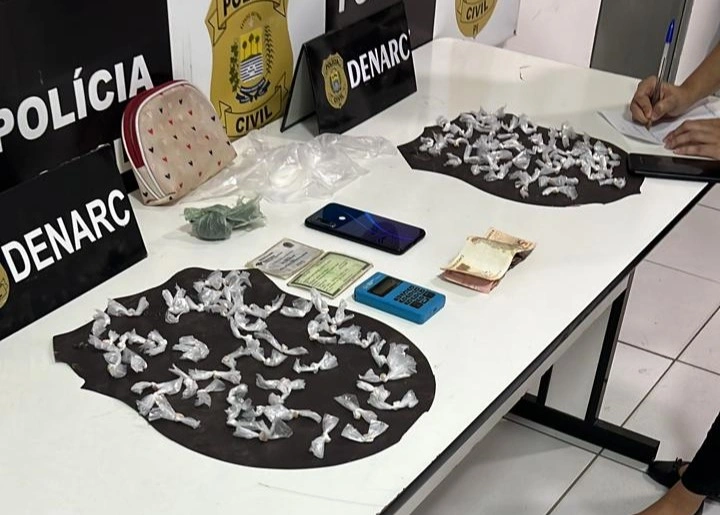 Polícia prende mulheres que vendiam drogas em cracolândias na zona Sul de Teresina