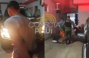 Policial à paisana flagra roubo de celulares e prende criminoso em Teresina (Foto: Repórter 12/Conecta Piauí)