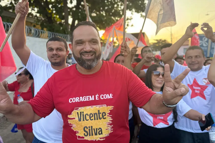 Pré-candidato a vereador, Vicente Silva