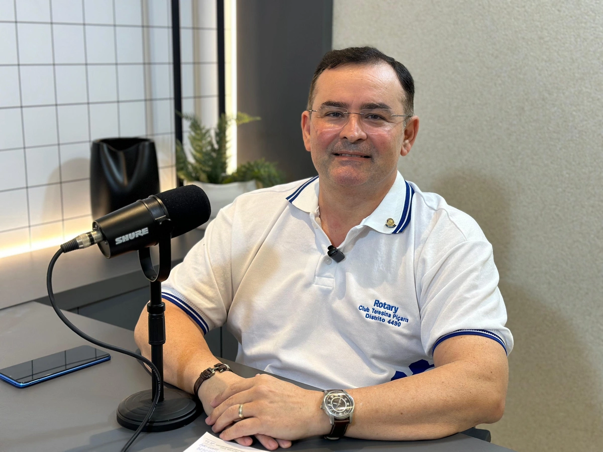 Presidente do Rotary Club Teresina Piçarra, Edson Arruda