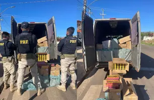 PRF apreende 29 mil maços de cigarros na cidade de Picos (Foto: Divulgação/PRF-PI)