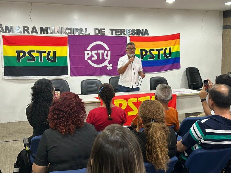 PSTU oficializa a chapa de Geraldo Carvalho e Gervásio Santos em Teresina