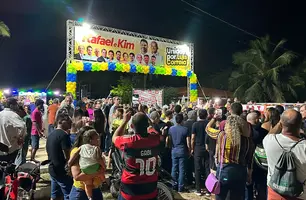 Rafael Silva e Kim do Caranguejo realizam grande reunião em Luís Correia (Foto: Ascom)