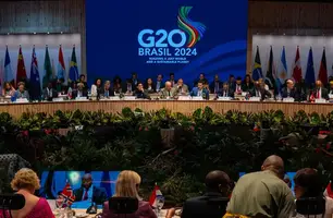 Reunião do G20 discute taxação de super-ricos e medidas de emergência climática (Foto: Reprodução/Audiovisual G20 Brasil)