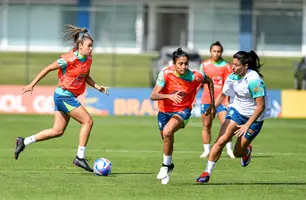 Seleção faz treinos específicos para a disputa da 1ª fase das Olimpíadas (Foto: CBF / Staff Images)