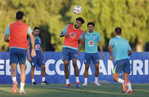 Seleção treina em Las Vegas (Foto: Rafael Ribeiro/CBF)