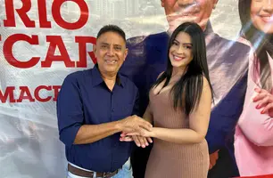 Telsírio Alencar e Juliana Macedo (Foto: Stefanny Sales / Conecta Piauí)