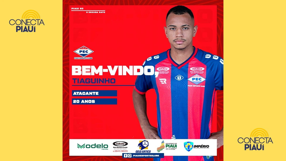 Tiaguinho, atacante do Piauí EC