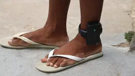 Tornozeleira eletrônica (Foto: Reprodução)