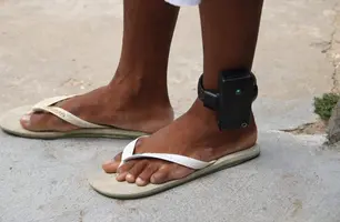 Tornozeleira eletrônica (Foto: Reprodução)