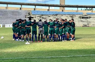 Treino do Altos-PI (Foto: Pedro Melo/Conecta Piauí)