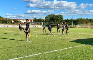 Treino do River-PI (Foto: Pedro Melo/Conecta Piauí)