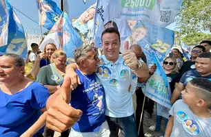 Alan Brandão lança campanha para reeleição como vereador de Teresina (Foto: Pedro Melo/Conecta Piauí)