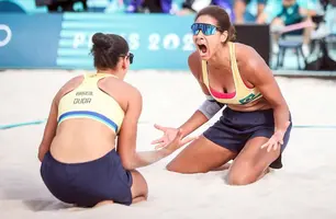 Ana Patrícia e Duda (Foto: Time Brasil/COB)