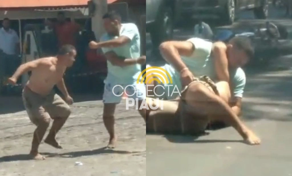 Briga no trânsito: homens saem aos socos no meio de avenida em Teresina