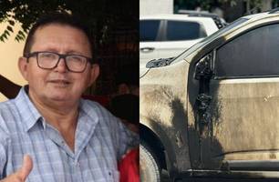 Candidato a vice-prefeito de Pio IX sofre atentado com coquetel molotov (Foto: Reprodução)