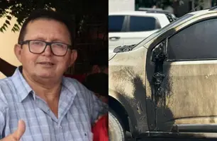 Candidato a vice-prefeito de Pio IX sofre atentado com coquetel molotov (Foto: Reprodução)