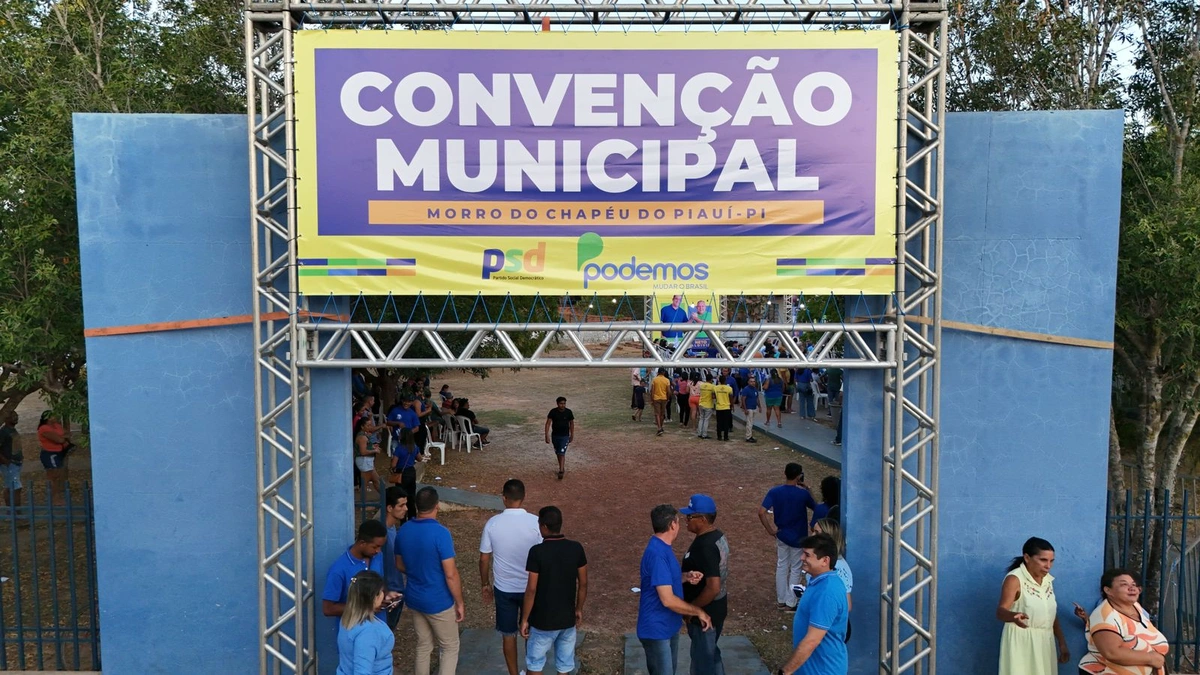 Convenção do PSD e Podemos em Morro do Chapéu do Piauí