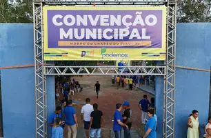 Convenção do PSD e Podemos em Morro do Chapéu do Piauí (Foto: Conecta Piauí)