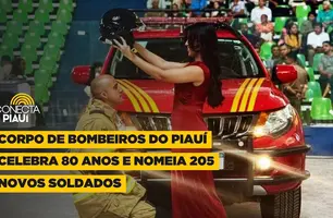 Corpo de Bombeiros do Piauí celebra 80 anos e nomeia 205 novos soldado (Foto: Conecta Piauí)