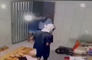 Criminosos fizeram idoso de refém em Timon (Foto: Reprodução)