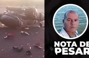 Dois motociclistas morrem em grave acidente entre São Pedro e São Gonçalo do Piauí (Foto: Reprodução)