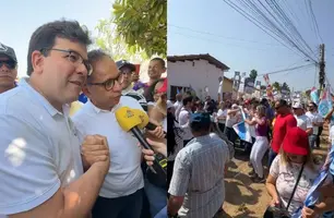 Dr. Hélio realiza caminhada em Parnaíba com apoio do governador Rafael Fonteles (Foto: Conecta Piauí)