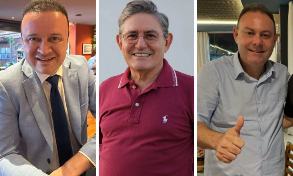 Dr. Paulo Márcio, Ricardo Bandeira e Jeová Alencar