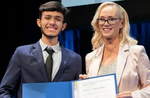 Estudante piauiense conquista Prêmio Nobel da Ciência Jovem 2024 na Suécia (Foto: Reprodução)