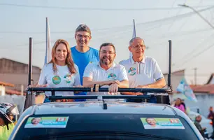 Fábio Novo realiza carreata no bairro Mocambinho, zona Norte de Teresina (Foto: Reprodução)