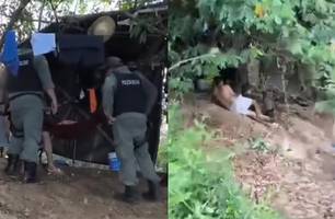 Foragido rouba barco, navega por rio Parnaíba em Floriano e é preso em Teresina (Foto: Reprodução)