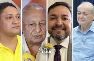 Francinaldo Leão, Dr. Pessoa, Fábio Novo, Sílvio Mendes (Foto: Reprodução)